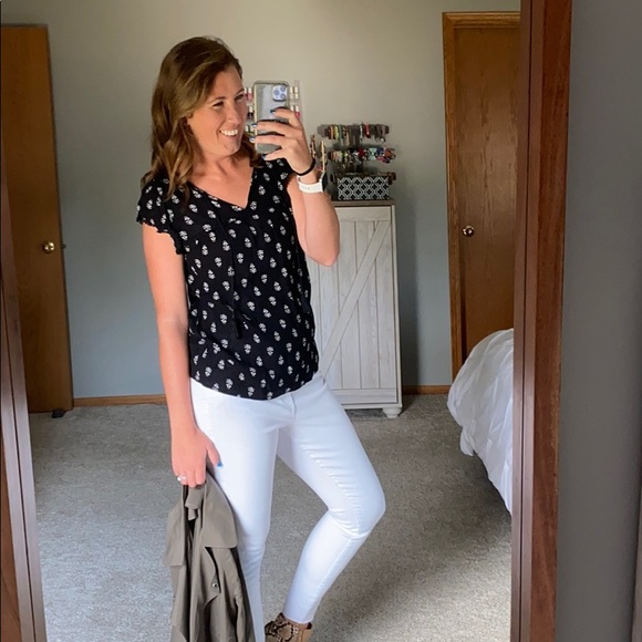Old Navy Tops - Old Navy Black and White Blouse